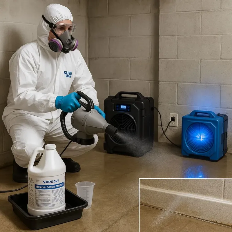 Sanitization and Odor Removal process in Sedgwick, KS